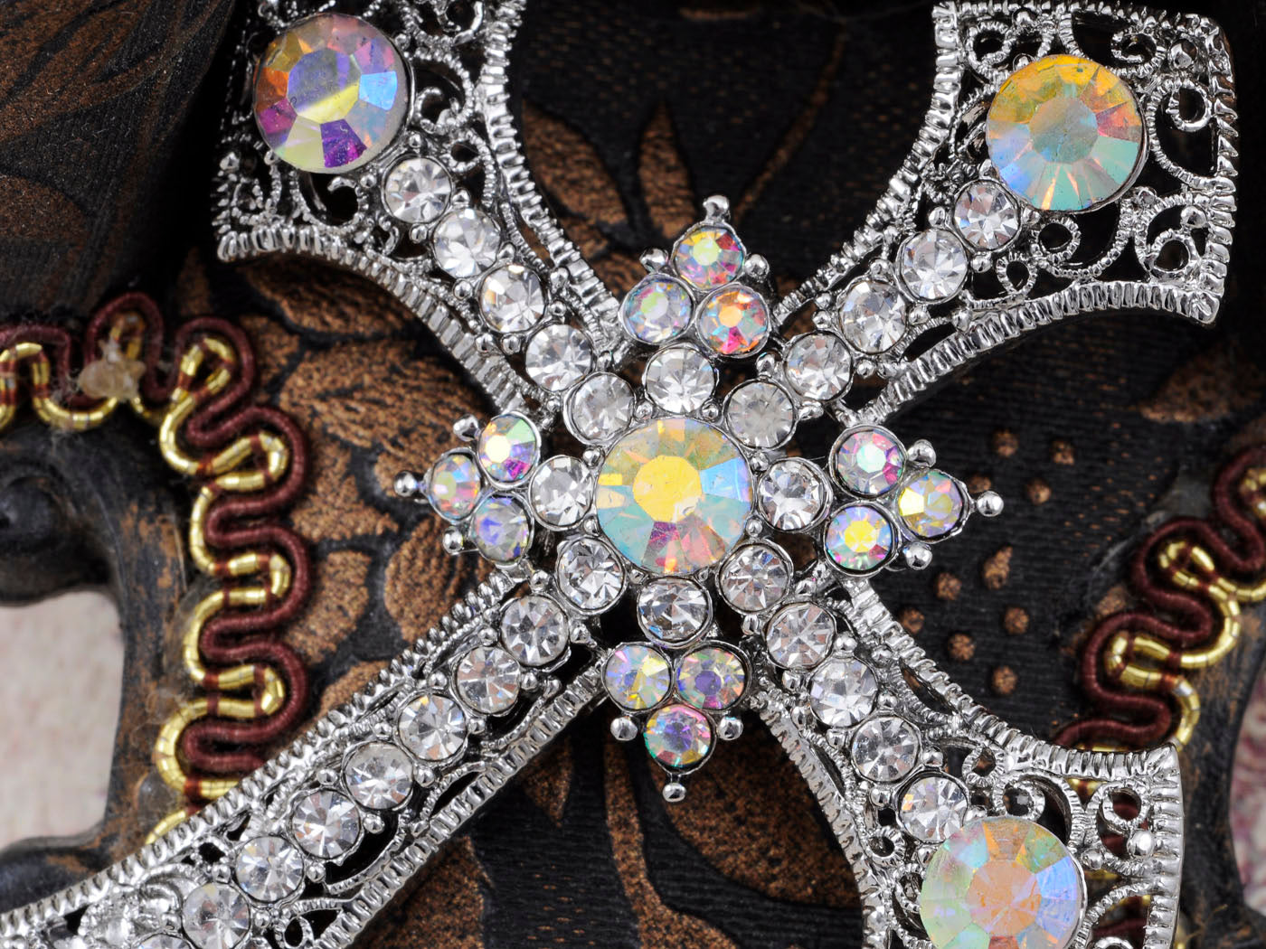 Holy Anglo Saxon Christian Cross Jewelry Pin Brooch