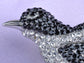 Black Colored Penguin Bird Brooch Pin