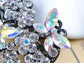 Floral Insect Butterfly Love Flower Heart Brooch Pin