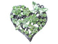 Floral Insect Butterfly Love Flower Heart Brooch Pin
