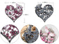 Floral Insect Butterfly Love Flower Heart Brooch Pin