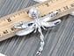 Elements Petite Dragonfly Pearl Pin Brooch