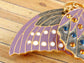 Multicolored Spotted Colorful Monarch Butterfly Wings Brooch Pin