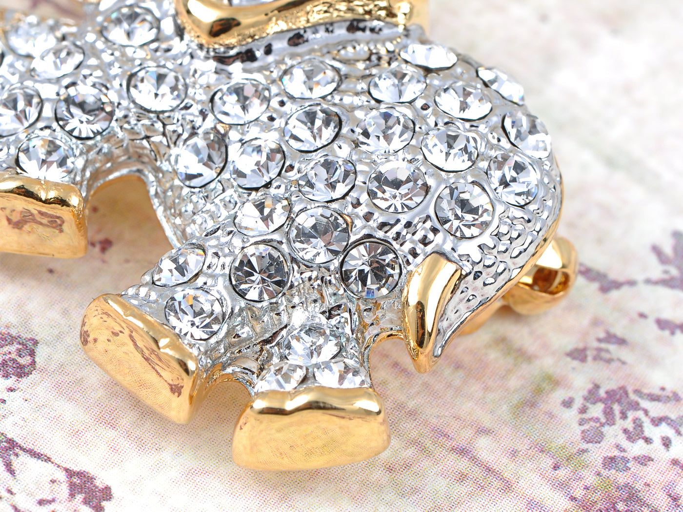 Pink Circus Elephant Brooch Pin