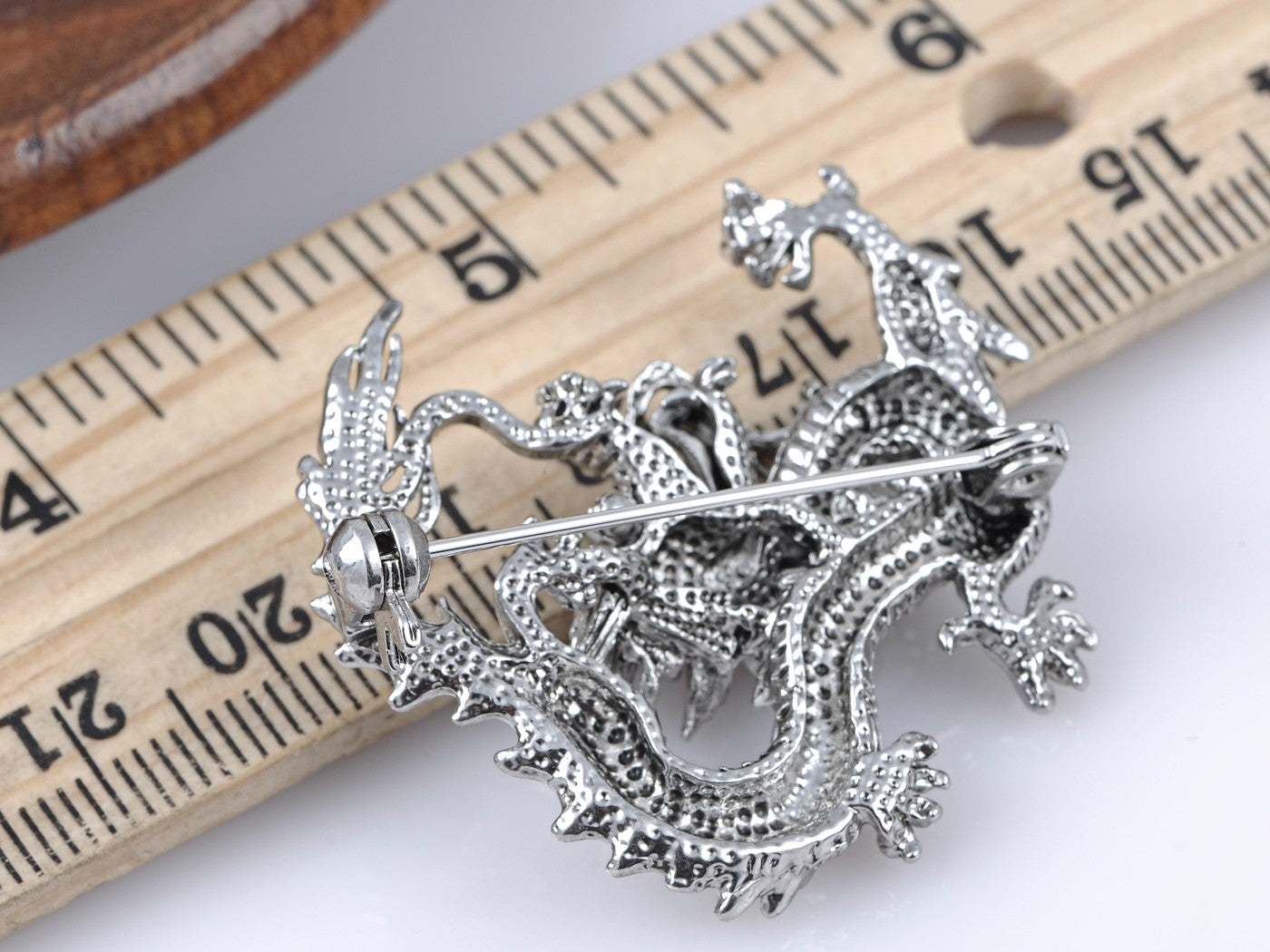 Mythical Ancient Asian Chinese New Year Zodiac Dragon Novelty Celebration Party Brooch Pin