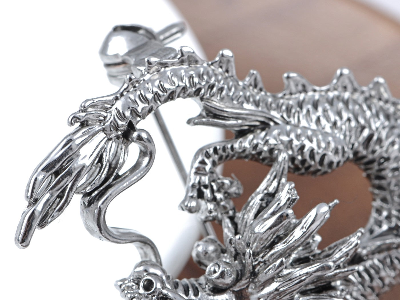 Mythical Ancient Asian Chinese New Year Zodiac Dragon Novelty Celebration Party Brooch Pin