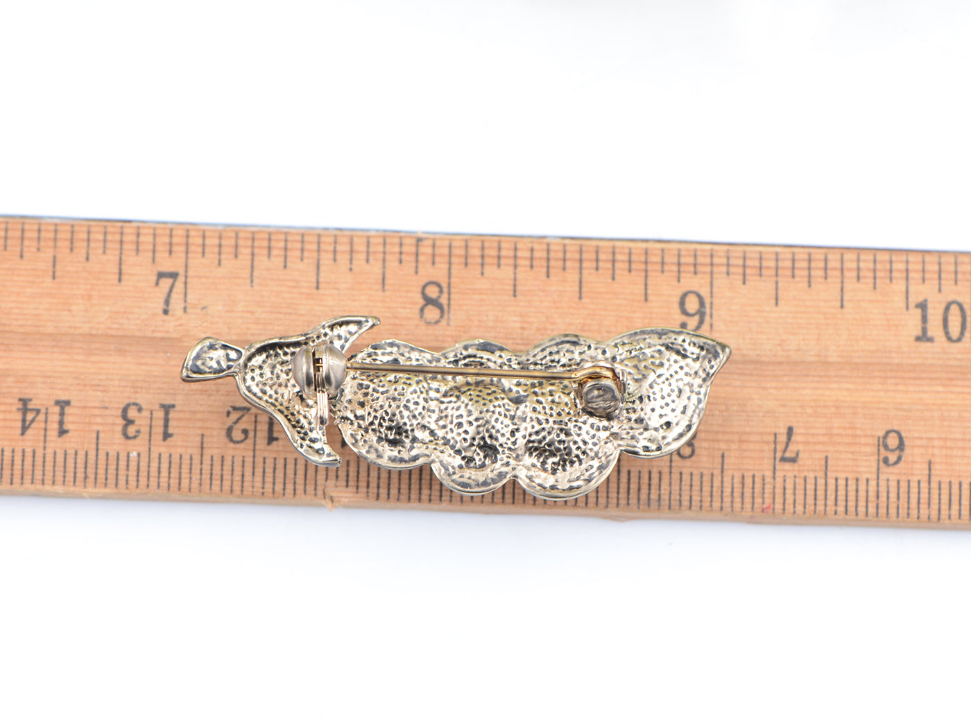 Bronze Topaz Four Pearl Peas In A Pod Brooch