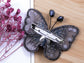 Embroidered Winged Monarch Butterfly Jewelry Brooch Pin