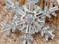 Zircon Copper Plated Winter Snowflake Brooch Shawl Bridesmaid Holiday Christmas Pin