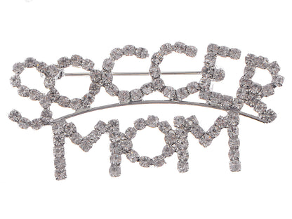 Soccer Mom's Casual Novelty Party Pin Brooch