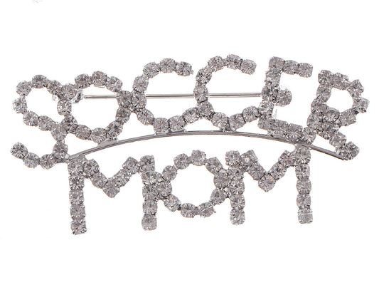 Soccer Mom's Casual Novelty Party Pin Brooch