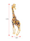 Colored Brown Giraffe Spotted Brooch Pin