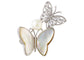 Alilang Zircon Seashell Pearl Butterfly Dangle Brooch Pin Beaded Animal Winged Pin Accessories Wedding Birthday Jewelry Gifts For Mom Sister