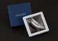 Alilang Natural Abalone Shell Silver Tone Feather Fashion Brooch Pin Accessories