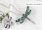 Alilang Natural Abalone Shell Silver Tone Alloy Dragonfly Insect Versatile Fashion Brooch Pin