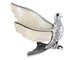 Alilang Silver Tone Abalone Shell Flying Peace Dove Hummingbird Bird Animal Brooch Pin & Pendant Scarf Collar Fashion Jewelry