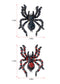 Alilang Black Crystal Rhinestone Spider Brooch Pin Halloween Decoration and Cosplay Accessory Jewelry