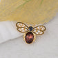 Bee Brooch Pin for Women Zircon Animal Brooches Crystal Honeybee Bumblebee Lapel Pins