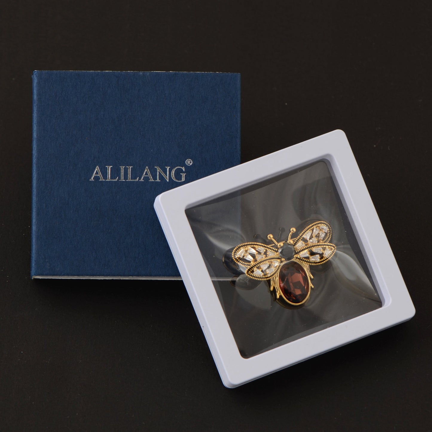 Bee Brooch Pin for Women Zircon Animal Brooches Crystal Honeybee Bumblebee Lapel Pins