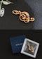 Elegant Rhinestone Crystal Treble Clef Music Note Brooch Pin ¨C for Scarf, Sweater, Wedding, Christmas Costume Accessories