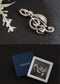 Elegant Rhinestone Crystal Treble Clef Music Note Brooch Pin ¨C for Scarf, Sweater, Wedding, Christmas Costume Accessories