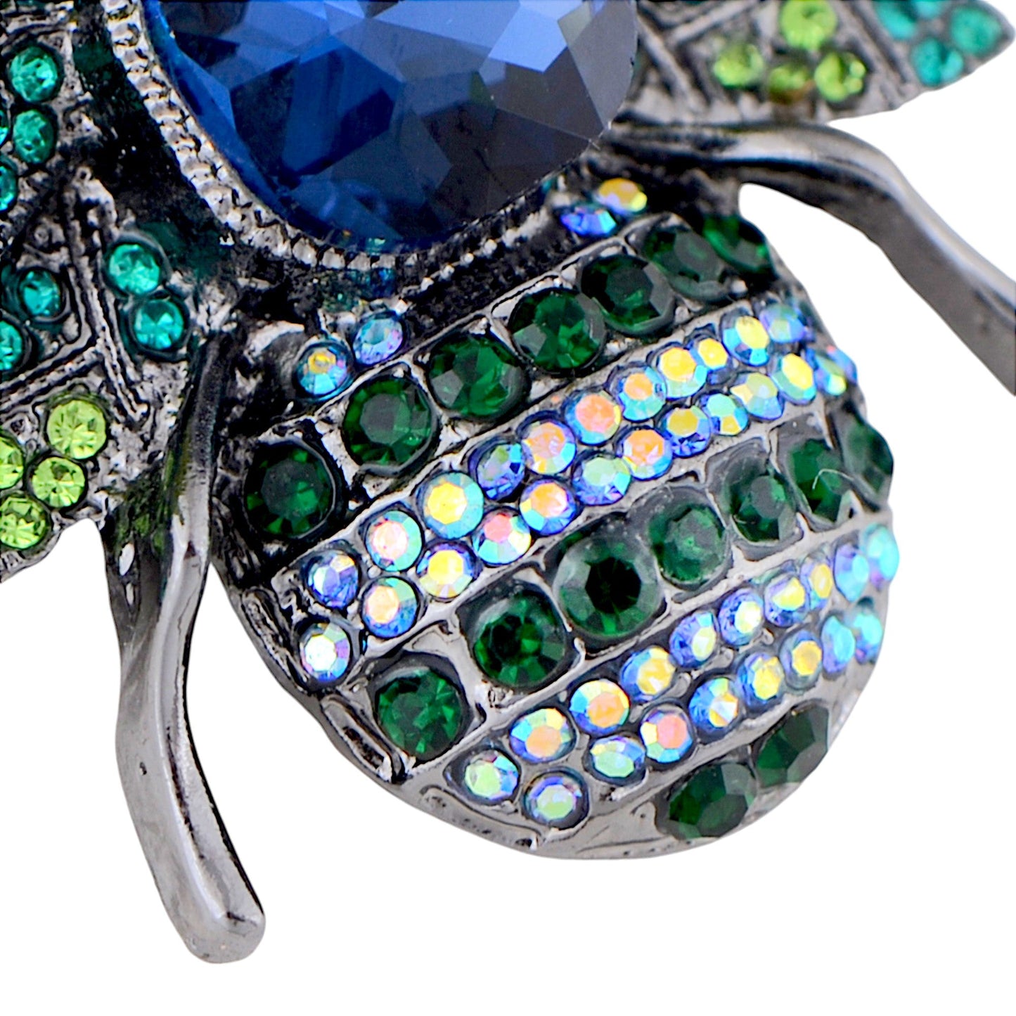 Crystal Rhinestone Bee Crystal Rhinestone Brooch Pin - Elegant Enamel Insect Flower Jewelry for Women & Men