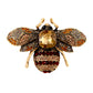 Crystal Rhinestone Bee Crystal Rhinestone Brooch Pin - Elegant Enamel Insect Flower Jewelry for Women & Men
