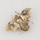 Crystal Rhinestone Bee Crystal Rhinestone Brooch Pin - Elegant Enamel Insect Flower Jewelry for Women & Men