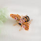 Crystal Rhinestone Bee Crystal Rhinestone Brooch Pin - Elegant Enamel Insect Flower Jewelry for Women & Men