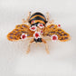 Crystal Rhinestone Bee Crystal Rhinestone Brooch Pin - Elegant Enamel Insect Flower Jewelry for Women & Men