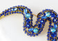 Crystal Rhinestone Snake Brooch Necklace for Halloween and Cosplay