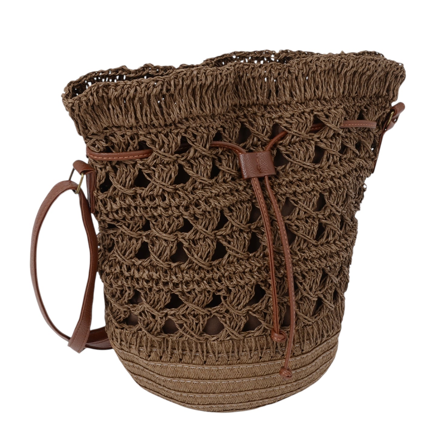 Women's Bohemian - Style Crochet Shoulder Bag