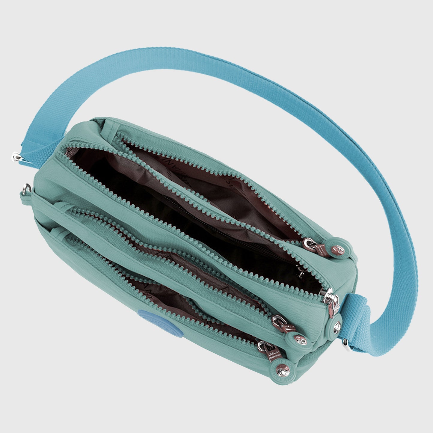 Lightweight Nylon Crossbody Bag-Compact Travel Shoulder Purse