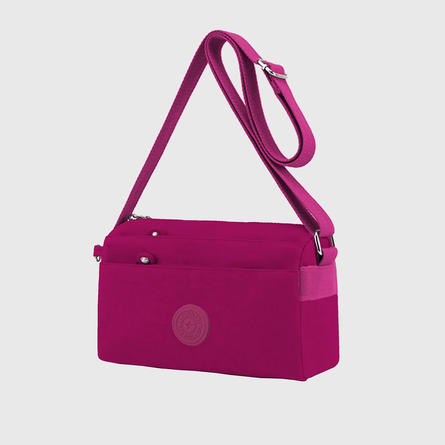 Lightweight Nylon Crossbody Bag-Compact Travel Shoulder Purse