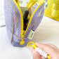 Mesh Cosmetic Bag with Wrist Strap-Small Travel Organizer Pouch