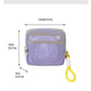 Mesh Cosmetic Bag with Wrist Strap-Small Travel Organizer Pouch