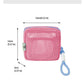 Mesh Cosmetic Bag with Wrist Strap-Small Travel Organizer Pouch