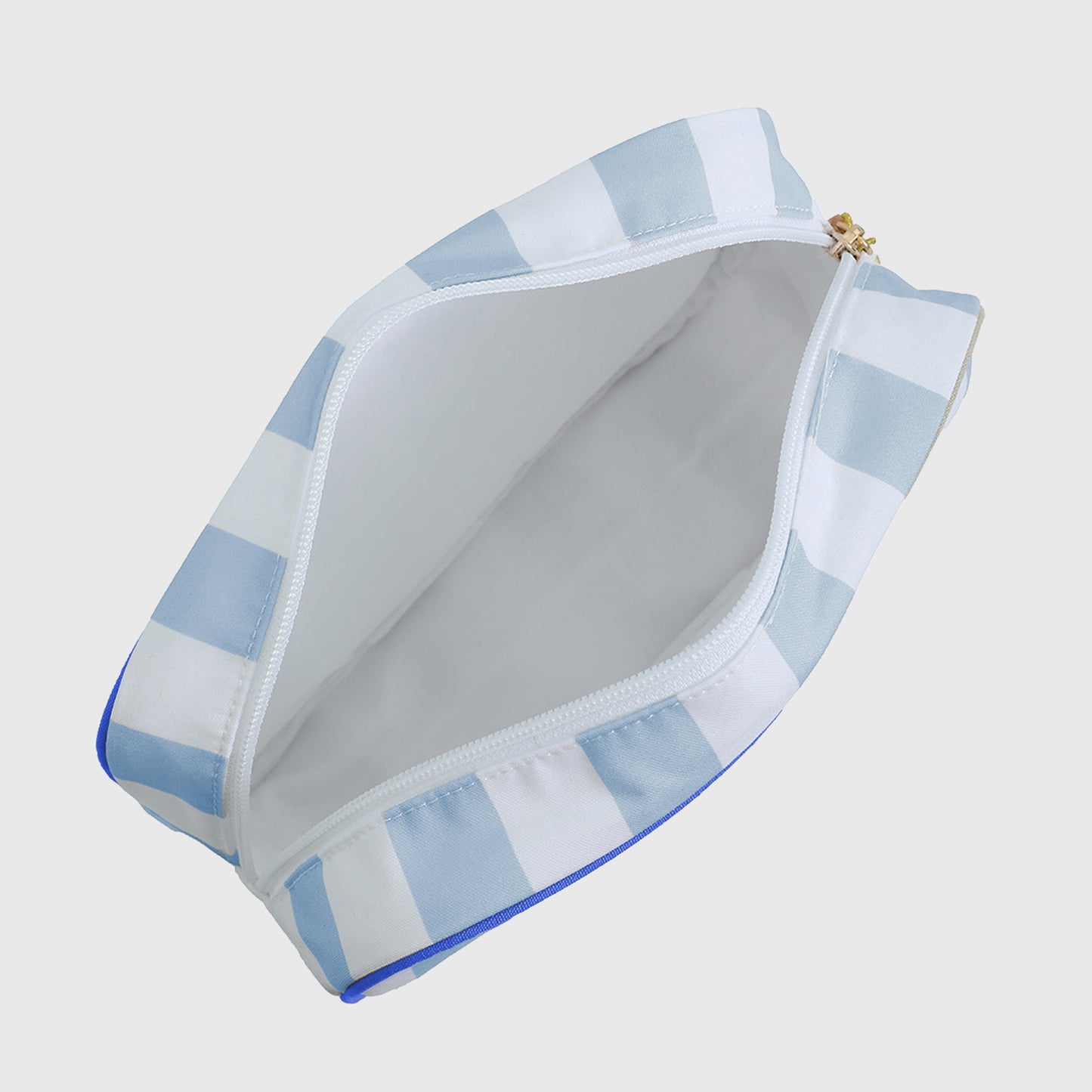 Striped Cosmetic Bag with Tassel-Travel Makeup Organizer Pouch