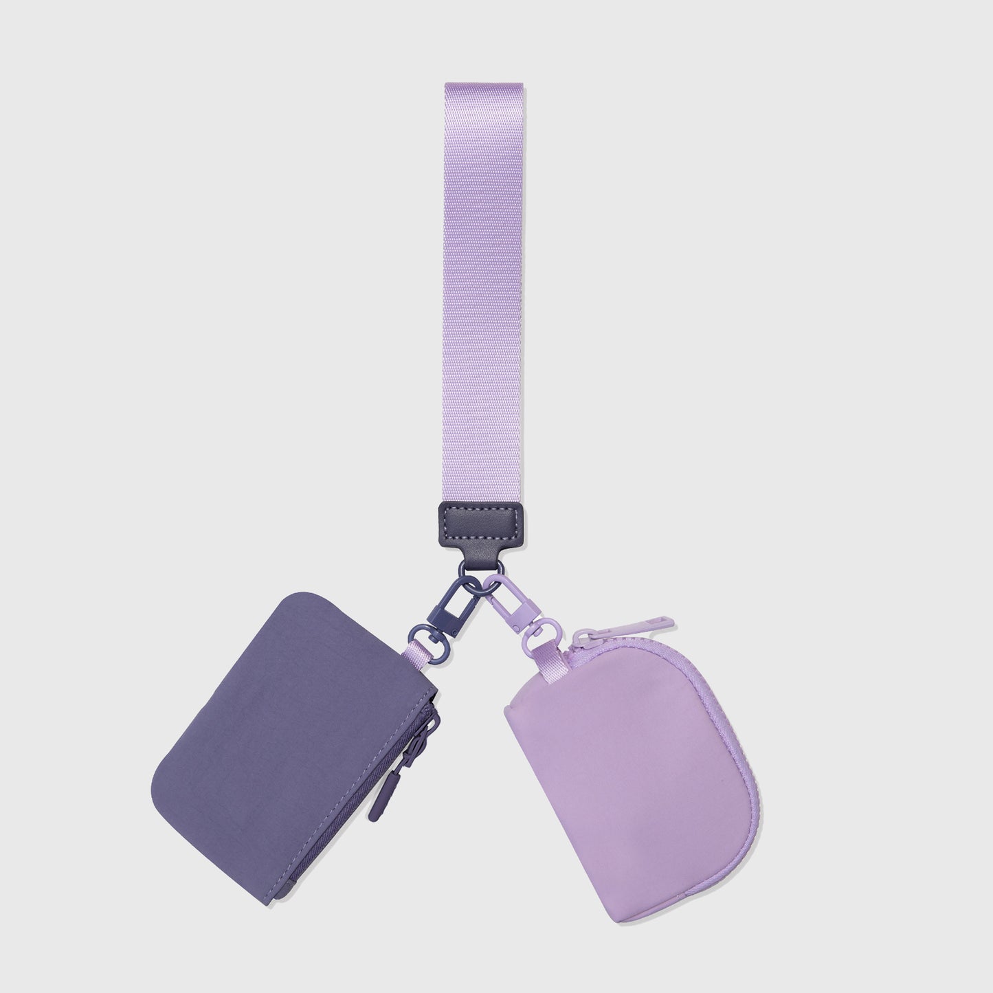 Dual - Pocket Hanging Wallet with Strap - Ideal for Cash, Cards and Small Items