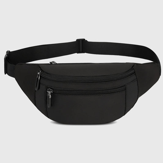 Waist Bag - Multiple Zip Fanny Pack for Casual Outings