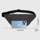 Waist Bag - Multiple Zip Fanny Pack for Casual Outings