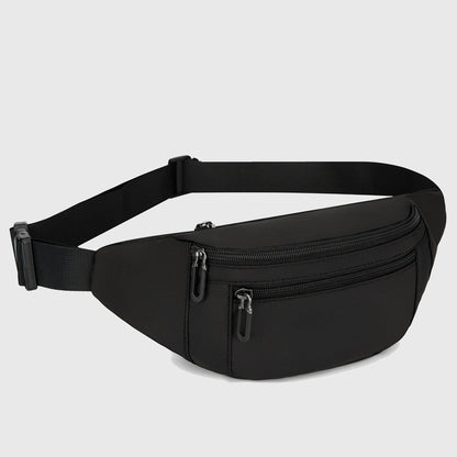 Waist Bag - Multiple Zip Fanny Pack for Casual Outings
