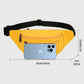 Waist Bag - Multiple Zip Fanny Pack for Casual Outings