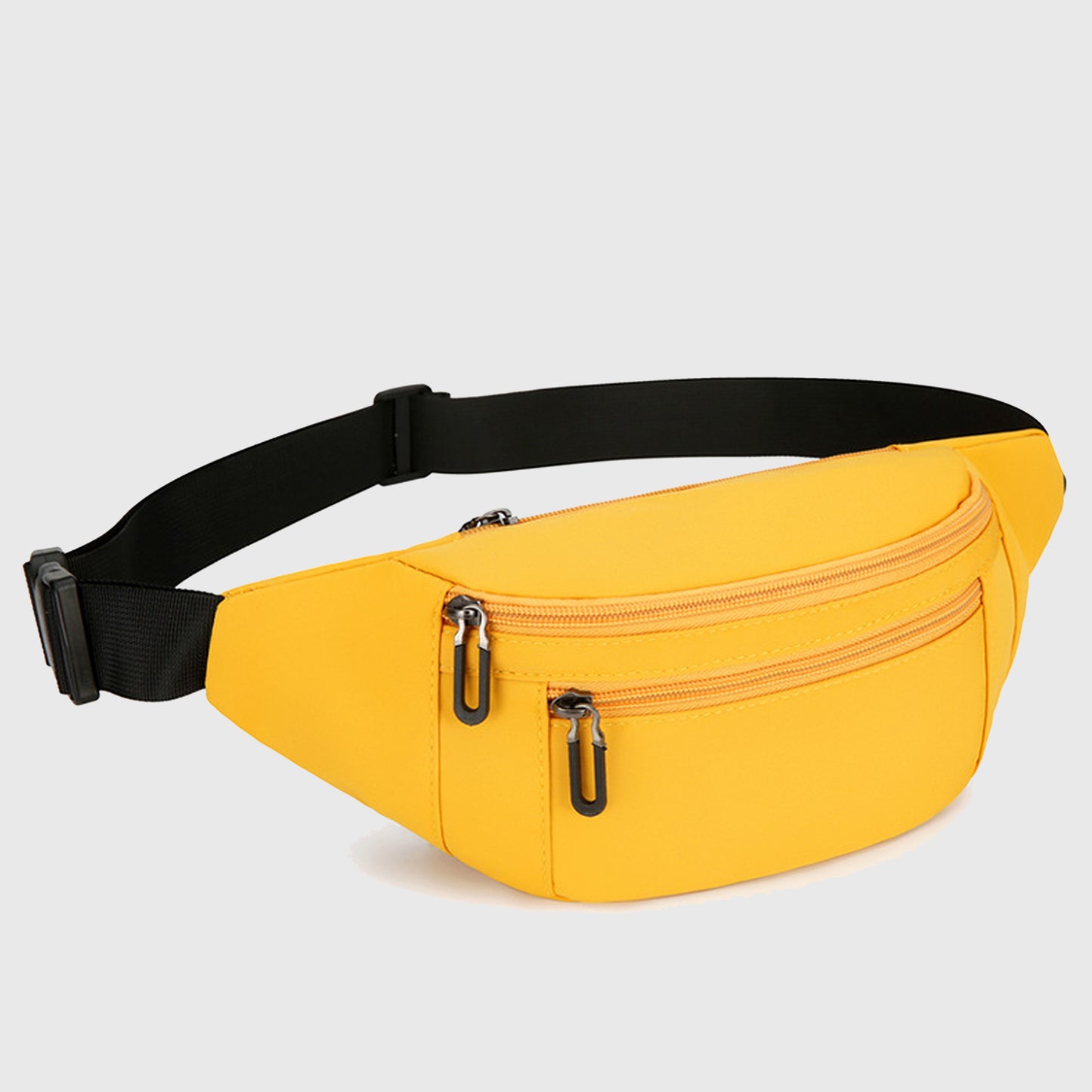 Waist Bag - Multiple Zip Fanny Pack for Casual Outings