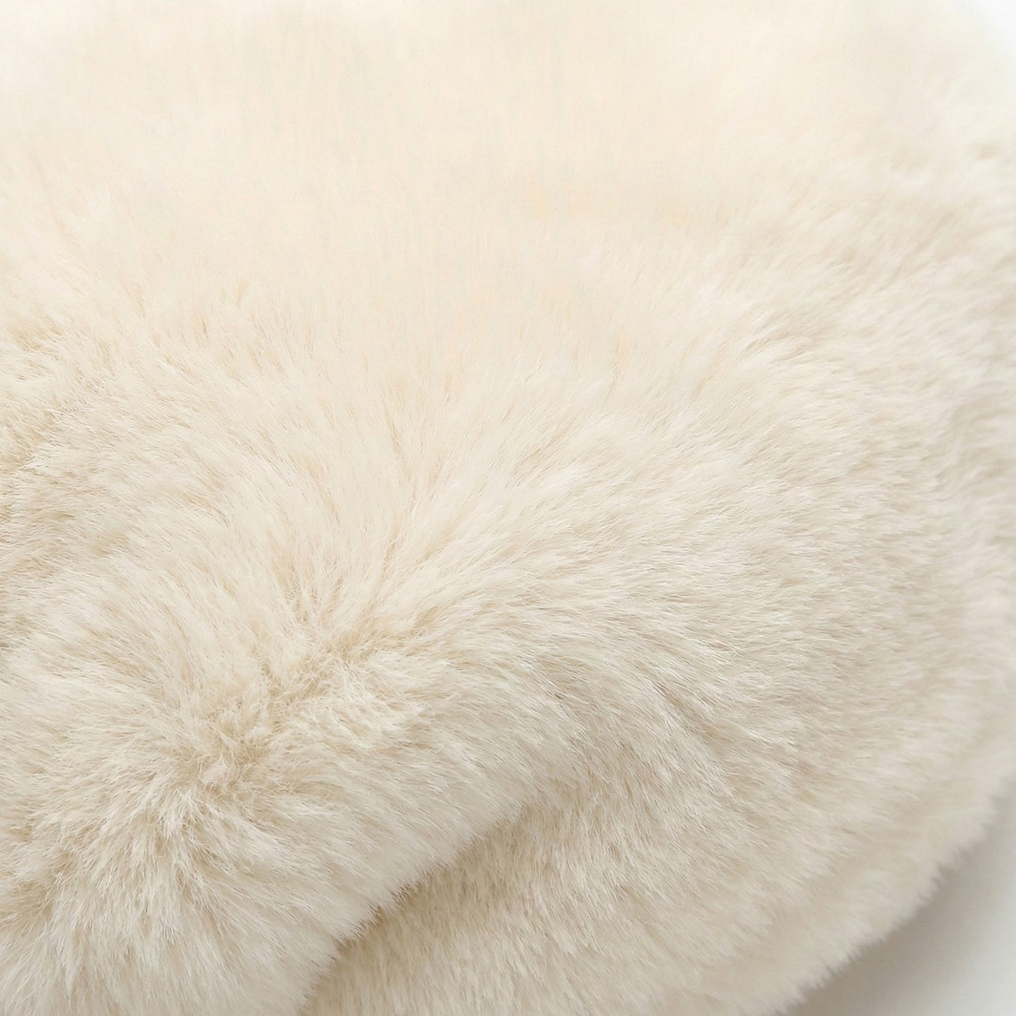 Faux Fur Clutch Handbag with Gold Tone Kiss Lock Closure Top Handle and Chain Strap