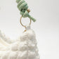 Textured Shoulder Bag with Quilted Bubble Design Contrast Knot Handle