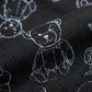 Insulated Lunch Tote Bag with Teddy Bear Print Adjustable Shoulder Strap