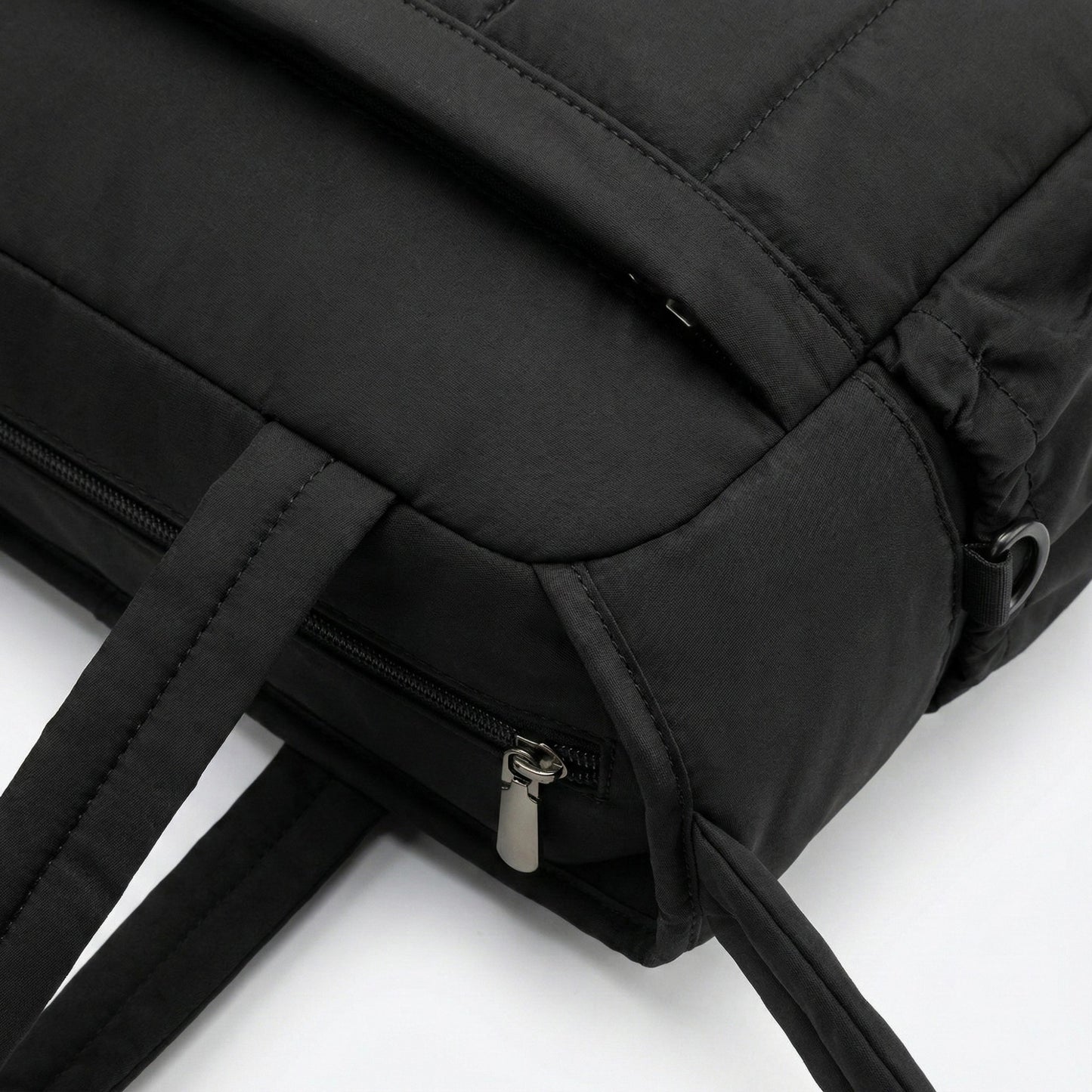 Quilted Sports Duffle Bag with Adjustable Shoulder Strap Multi Pocket Storage