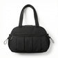 Quilted Sports Duffle Bag with Adjustable Shoulder Strap Multi Pocket Storage