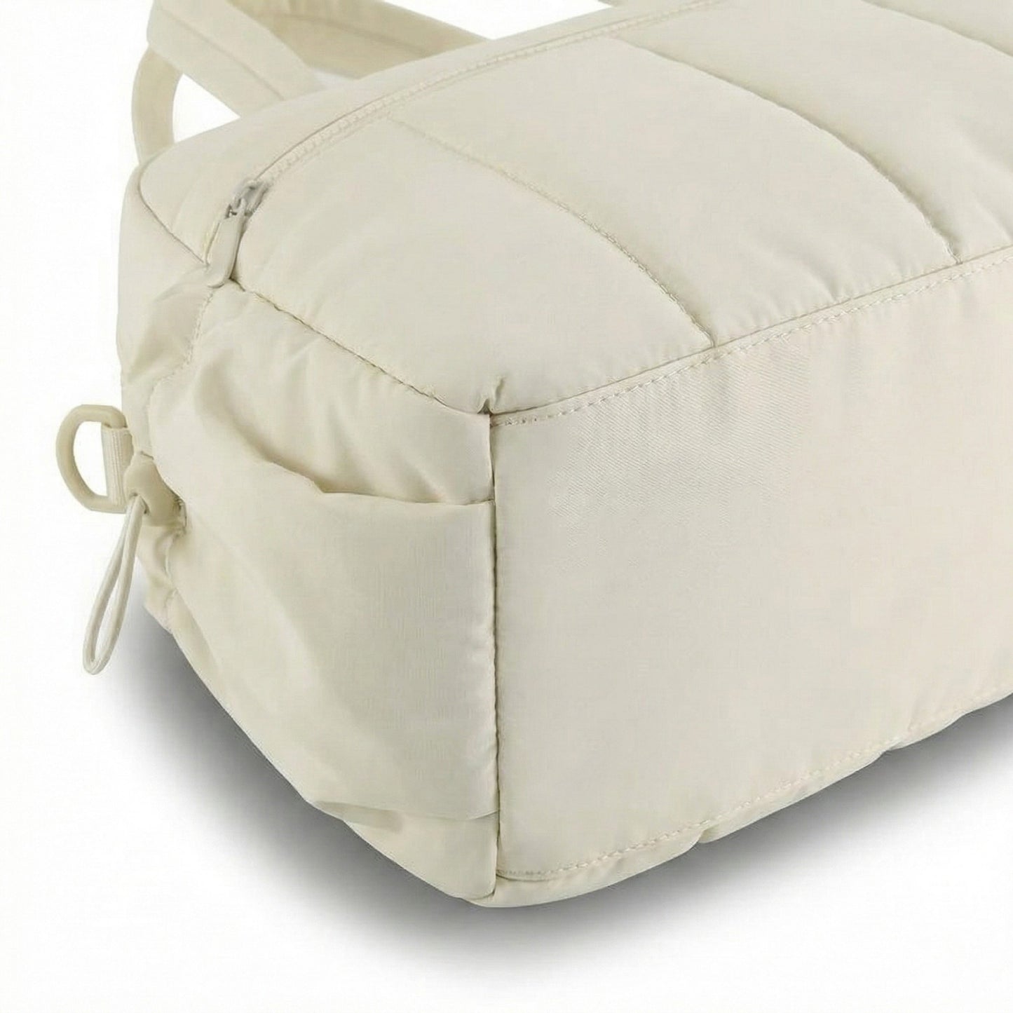 Quilted Sports Duffle Bag with Adjustable Shoulder Strap Multi Pocket Storage